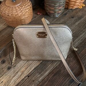 Michael Michael Kors Saffiano Leather Dome Crossbody- NWOT